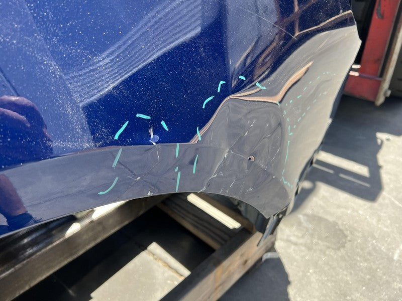 ⭕ 2017-2020 Tesla Model 3 Rear Left Quarter Panel Structural Frame Cut Blue PPSB