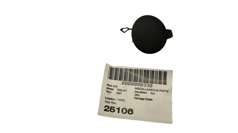 149442600A ⭕ 2020-2024 Tesla Model Y MY Rear Bumper Tow Hook Eye Cover Cap OEM 1494426-00-A