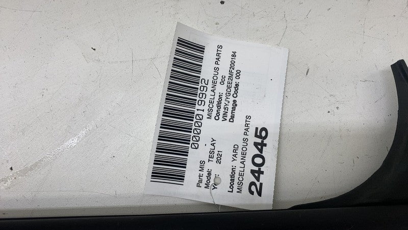 ⭕ 20-23 Model Y Left Exterior B-Pillar Applique Glass Trim LH AP3 1506
