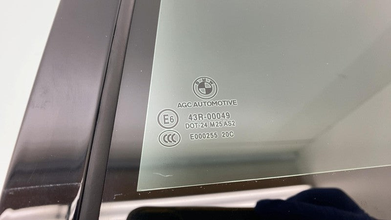 ⭕ 2021 BMW 530e G30 Rear Driver Side Quarter Panel Window Glass Left 7
