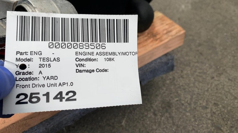 ⭕ 14-18 Tesla Model S Electric Engine Motor Front Small Drive Unit 103