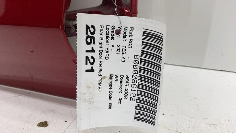 ⭕ 2021-2023 Tesla Model 3 Rear Passenger Side Door Shell Panel Right R