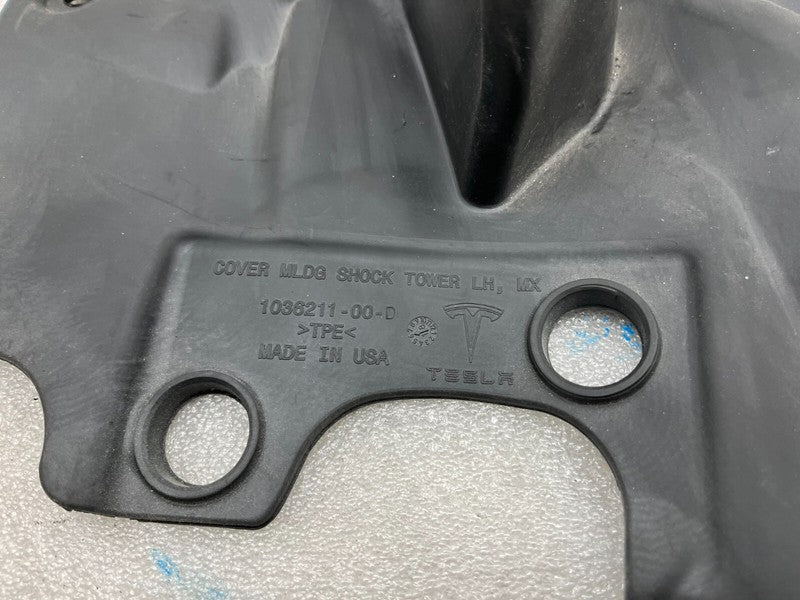 1036211 00 D ⭕2016-2020 Tesla Model X Front Left Shock Strut Tower Cover Molding 1036211-00-D
