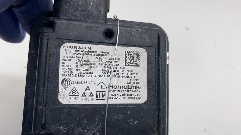 111498400B 2016-2023 Tesla Model 3 S X Y HomeLink Garage Door Opener Control Module Assy
