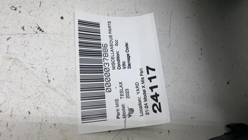 163256200B ⭕ 2021-2024 Tesla Model X MX Center Console Storage Rear Cover Trim 1632562-00-B