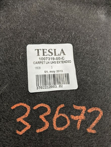 ⭕ 12-15 Tesla Model S Front Left Frunk Trim Compartment Carpet Trim 1007319-00-C
