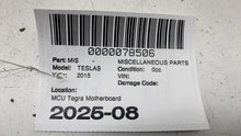 ⭕ 12-18 Tesla Model S MS Media Control Unit Tegra MCU-1 Motherboard 1055412-00-A