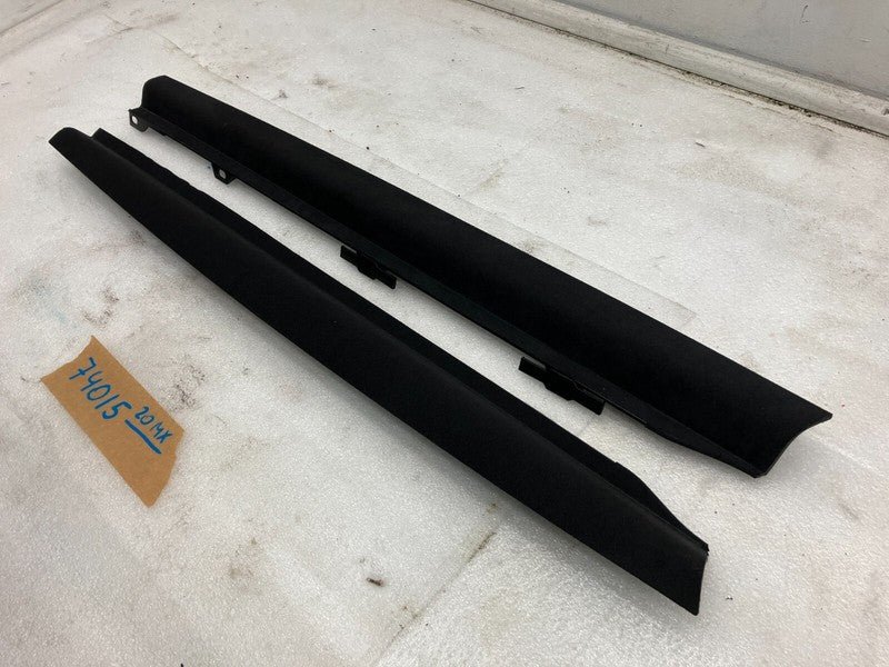 ⭕ 16-20 Model X MX Rear Left & Right Falcon Door Trim Mid Gap Hider 10