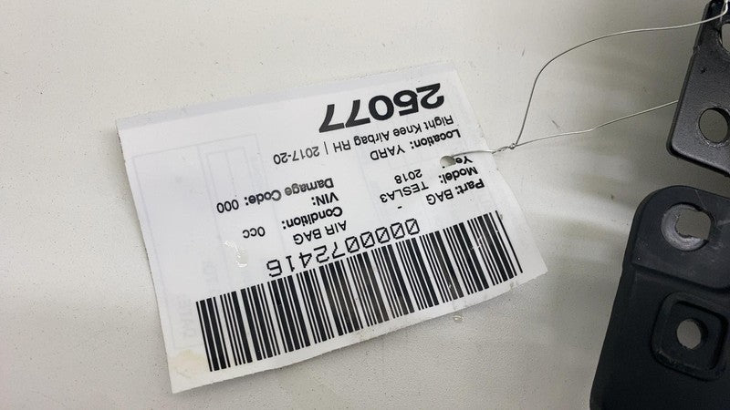107782600D ⭕ 2017-2023 Tesla Model 3 Y Right Lower Knee Safety Airbag Module 1077826-00-D
