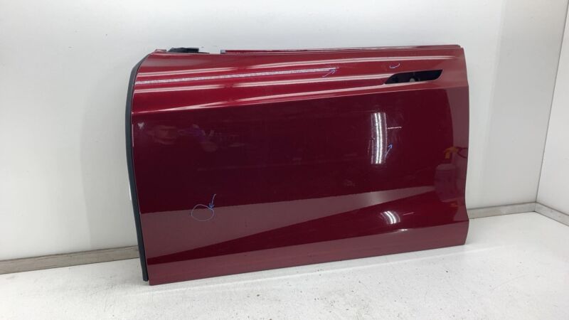 2012-2015 Tesla Model S Front Driver Side Door Shell Panel Left LH Red -PPSR OEM