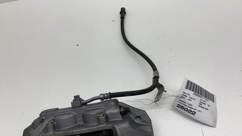 ⭕ 17-23 Tesla Model 3 Front Brake Caliper w/ Brake Hose Line Right 104