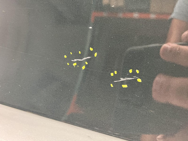 ⭕ 12-15 Tesla Model S Front Passenger Side Door Shell Panel Right Gree