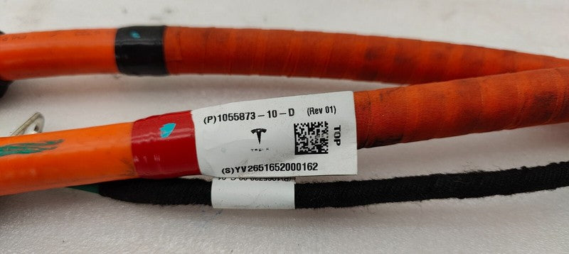 105587310D ⭕ 12-20 Model S High Voltage Inlet Charger Cable Wiring Harness OEM 1055873-10-D
