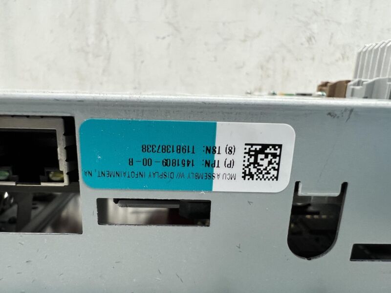 1451809 00 B ⭕16-20 Model S X Media Ctrl Display Infotainment Instrument Cluster 1451809-00-B