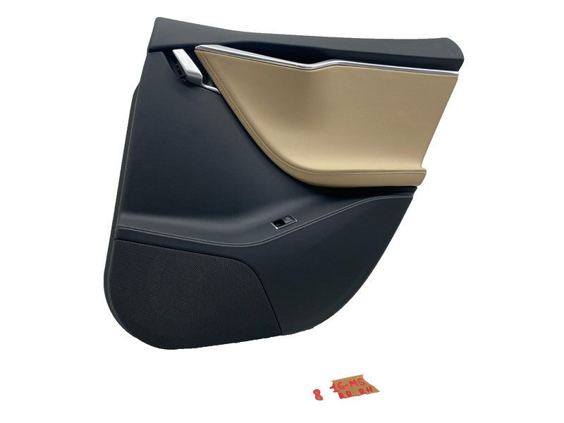 100810512L ⭕12-20 Tesla Model S Rear Passenger Side Door Panel Trim Card Right 1008105-12-L