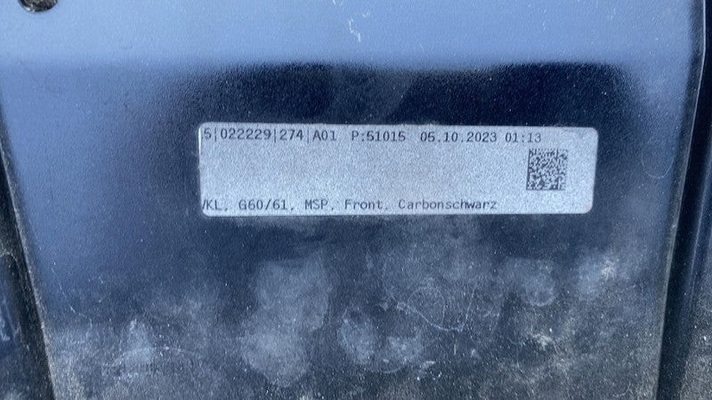 51118084653 ⭕ 2024 2025 BMW 5 Series i5 530i M60 Front Bumper Fascia Cover OEM 51118084653