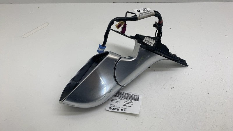 ⭕ 17-20 Tesla Model 3 Left Exterior Rear View Door Mirror Gray PMNG 11