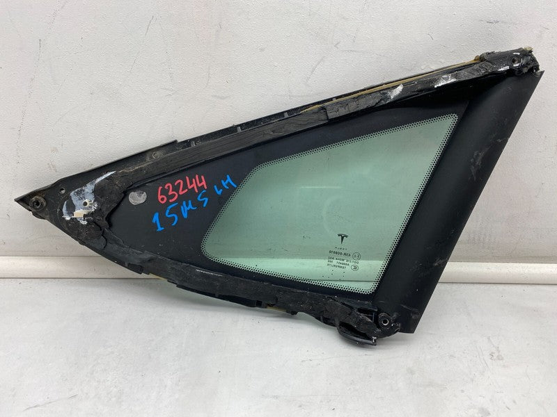 ⭕2016-2020 Tesla Model S Rear Driver Side Quarter Window Glass Left 10