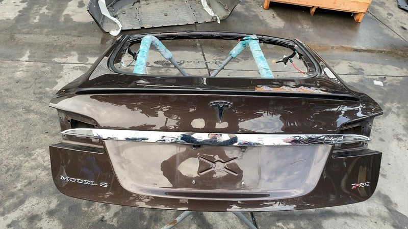 ⭕ 12-15 Tesla Model S Liftgate Trunk Lid Tailgate Hatch Shell Panel Brown PMAB