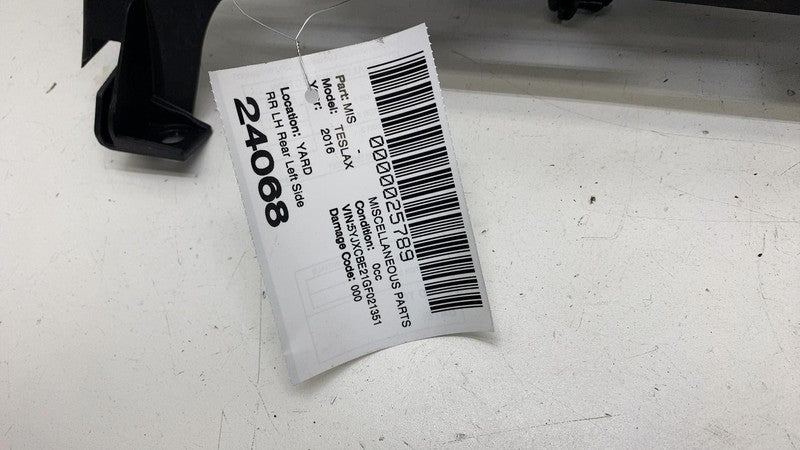 16-20 Model X Rear Left Trunk Parcel Shelf Support Bracket Panel LH 10