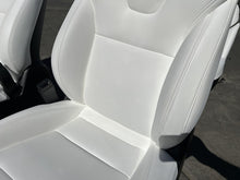 ⭕ 18-20 Tesla Model S Left & Right Front Bucket Seat + Rear 2nd Row Seat White