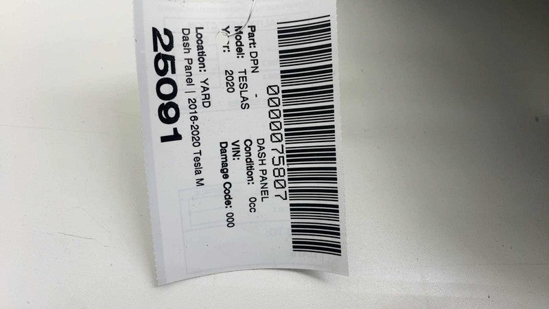 ⭕ 16-20 Tesla Model S Dashboard Instrument Panel Dash Top Pad Cover 10