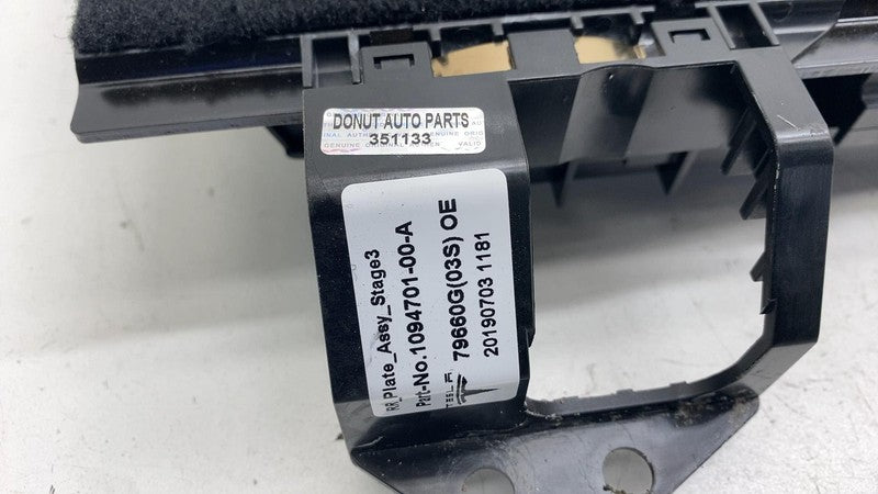 ⭕ 16-20 Model X Rear 2nd Row Middle Seat Floor Plate Catcher Module 10