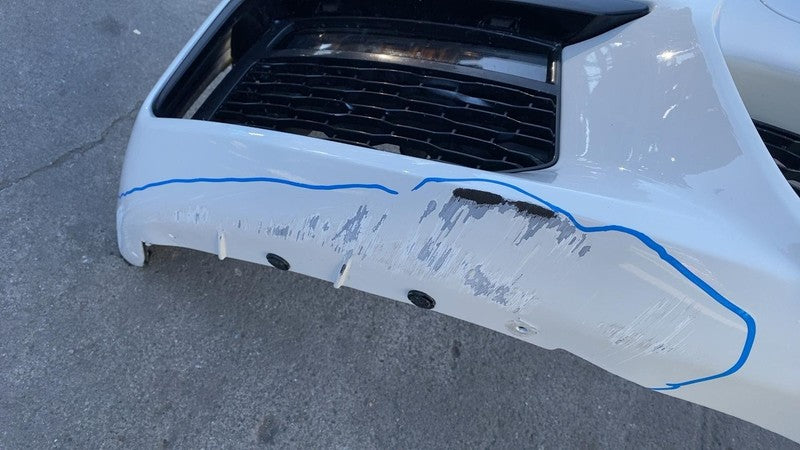 2018-2020 BMW 530e Front Bumper Cover Assy w Park Sensor & Park Light  White 300