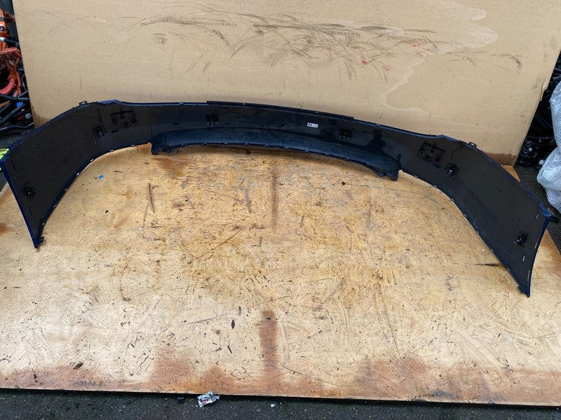 109747500A ⭕ 21-23 Tesla Model X Rear Bumper Cover Black w/ Park Sensor Holes 1097475-00-A