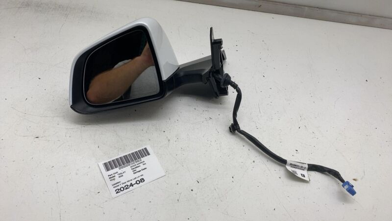 1594111-00-B 2020-2023 Tesla Model Y MY Driver Side Rear View Door Mirror Left LH White PPSW