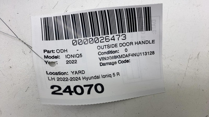 83650GI200 ⭕ 2022 2023 2024 Hyundai Ioniq 5 Rear Left Door Exterior Handle LH 83650-GI200