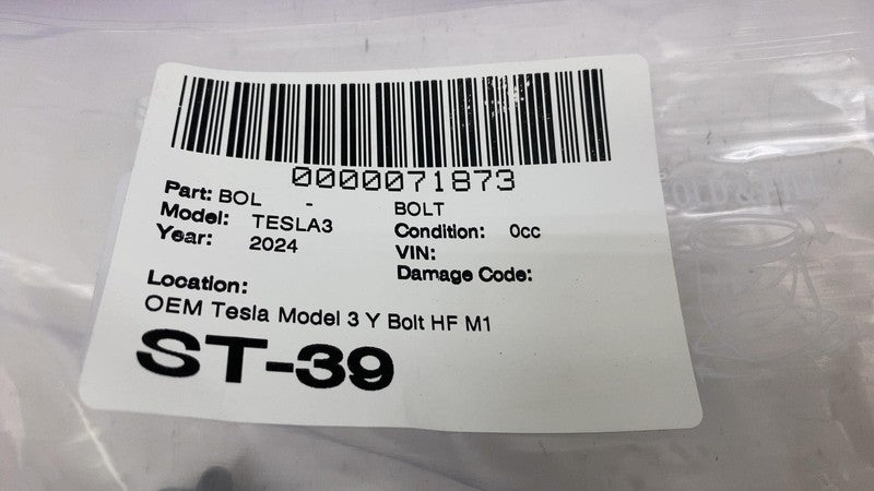 1552976-00-A Tesla Model 3 Y Bolt HF M10-1.5x157 [149] G0110 PC 1552976-00-A OEM