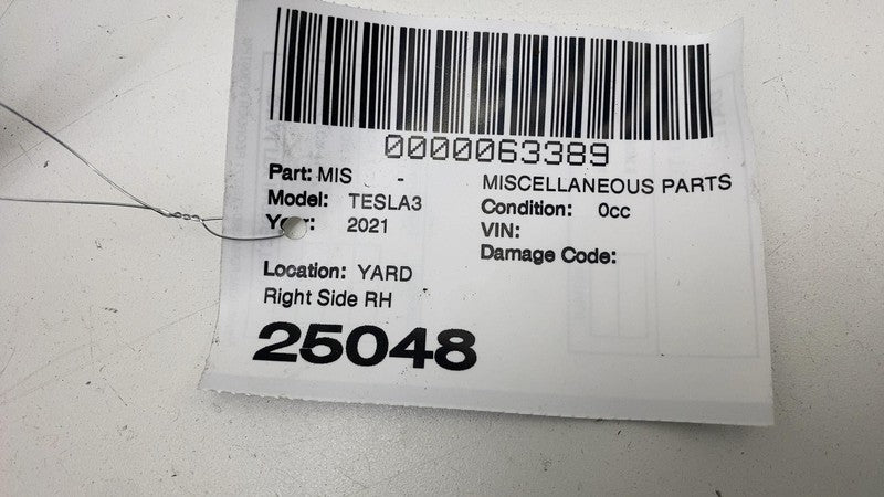 108127901H ⭕ 2017-2023 Tesla Model 3 Front Right 1st Row Seat Belt & Retractor 1081279-01-H