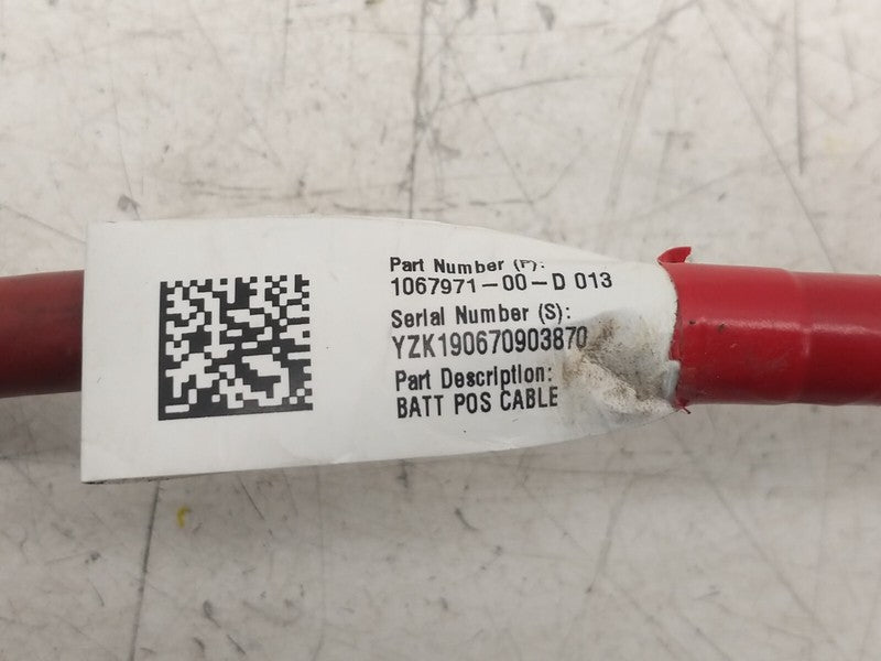 1067971 00 D ⭕ 2017-2022 Tesla Model 3 Positive Battery Wire Cable Wiring Loom 1067971-00-D