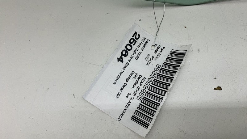 43R-000055 ⭕ 2021-2023 Polestar 2 Rear Passenger Side Door Window Glass Right RH 43R-000055
