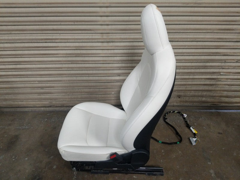 ⭕ 2017-2022 Tesla Model 3 Front Passenger Side 1st Row Seat Leather White Right