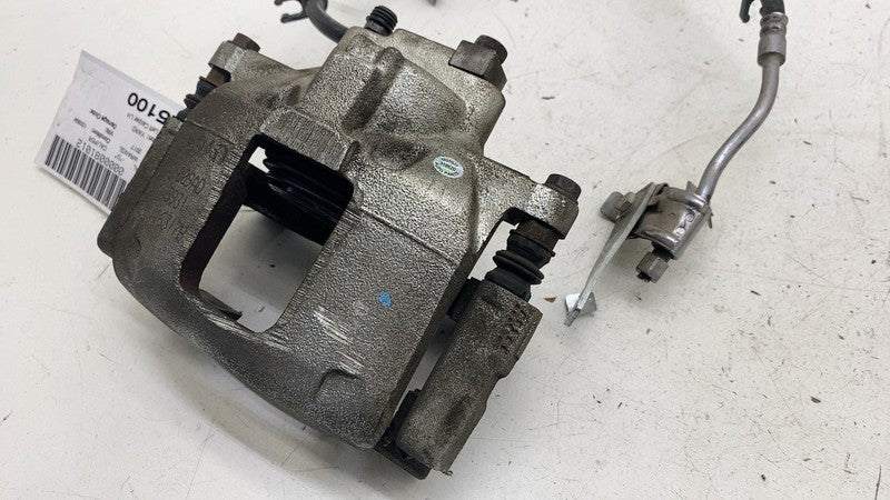 ⭕ 2007-2018 Jeep Wrangler Front Driver Side Caliper w/ Brake Hose Line Left OEM