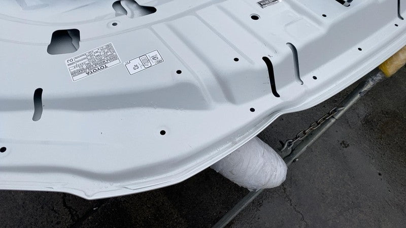2023 2024 2025 Toyota bZ4X Hood Panel Bonnet Shell Assembly OEM White Aluminum