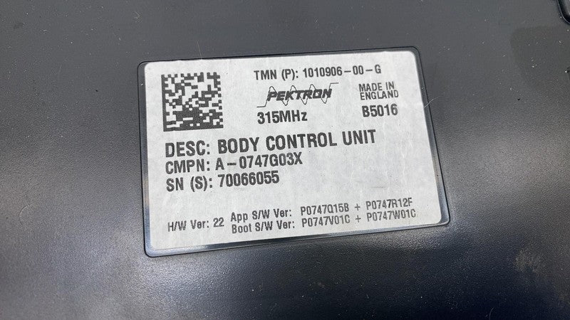 ⭕ 12-20 Tesla Model S Body Controller BCM Control Module (315MHZ) 1010