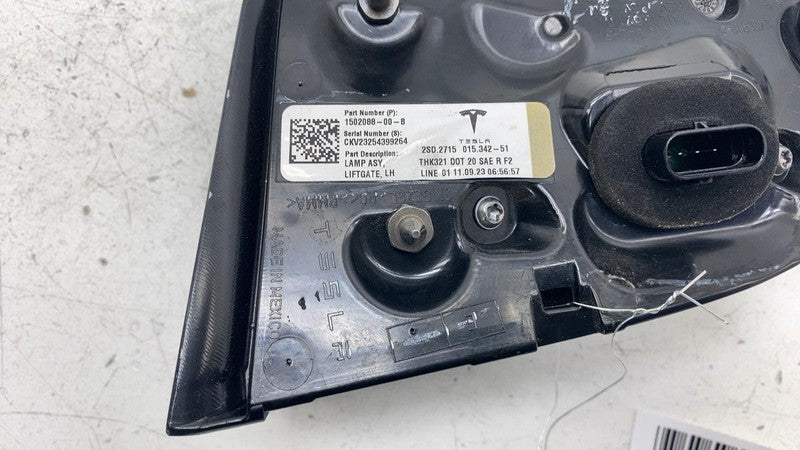 ⭕ 17-23 Tesla Model 3 Rear Left Inner Taillight LED Tail Lamp 4-Pin 15