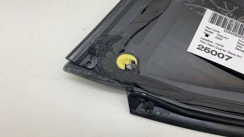 ⭕ 2020-2024 Model Y Rear Passenger Side Quarter QTR Window Glass RH 16