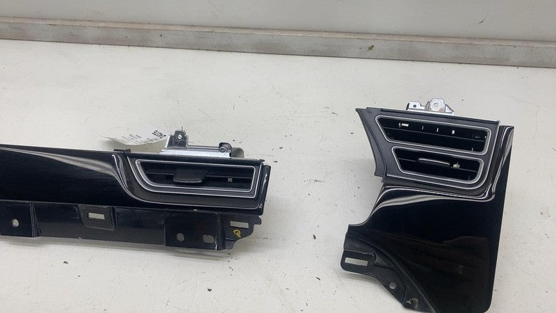 100782100D ⭕ 12-15 Tesla Model S MS SET of Dash A/C Air Vent Outlet Trim Panel 1007821-00-D