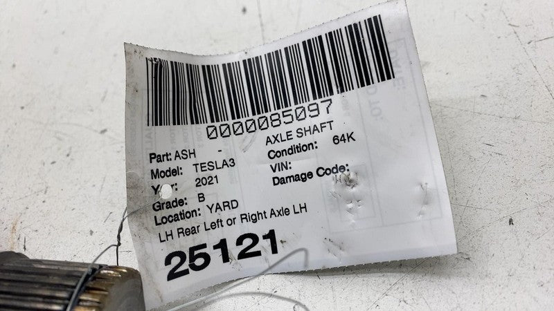 ⭕ 17-25 Model 3 M3 Rear Left or Right CV Axle Shaft Halfshaft 25MM 104