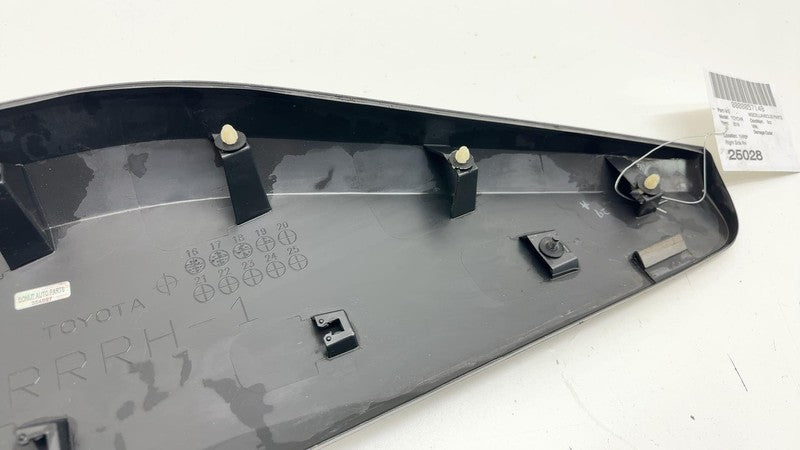 75077-10011 ⭕ 2018-2022 Toyota CHR Rear Passenger Side Door Lower Molding Right 75077-10011