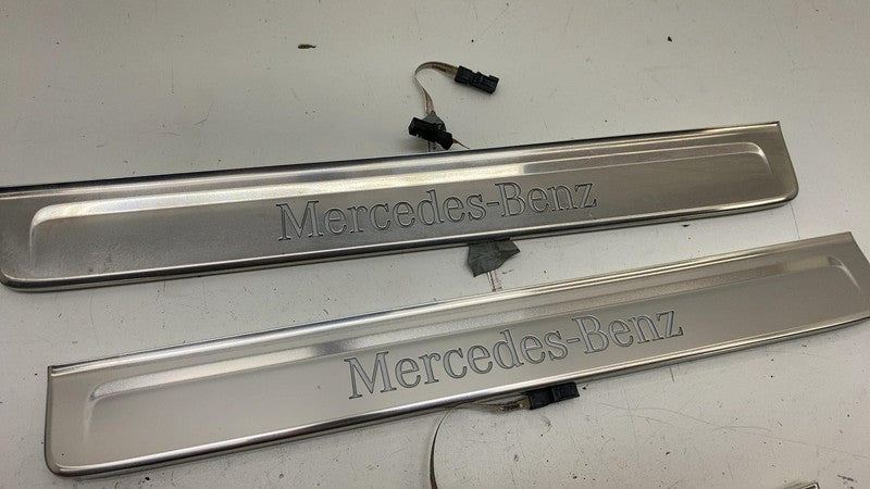 ⭕2022 Mercedes Benz EQS450+ Front & Rear Left & Right Door Sill Plate 