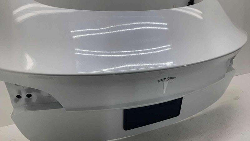 ⭕ 2017-2020 Tesla Model 3 M3 Rear Trunk Decklid Shell Panel Assembly White PPSW