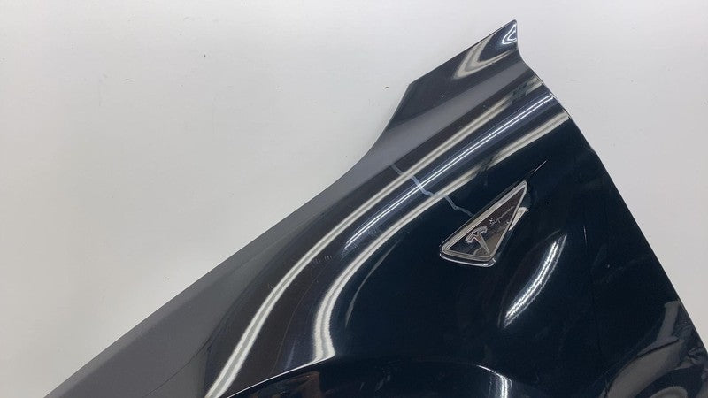 ⭕ 2012-2015 Tesla Model S Front Driver Side Fender Shell Panel Left Black - PBSB