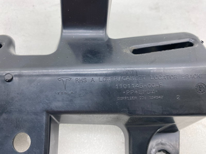 1101145 00 F ⭕ 2017-2023 Tesla Model 3 Front Lower Carpet Locator Bracket Right 1101145-00-F