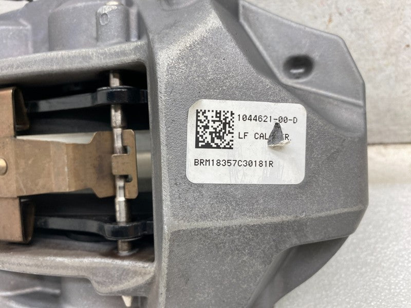 104462100D ⭕ 2017-2023 Model 3 Front Left Caliper w/ Brake Hose Line Left Base 1044621-00-D