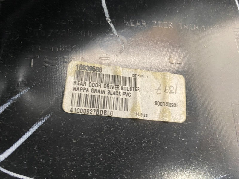 100813300D ⭕ 2012-2020 Tesla Model S Rear Left Interior Door Panel Trim Card Cover 6007492
